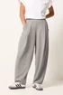PixieGirl Petite Grey Crinkle Barrel Leg Trousers - 16 Image 2