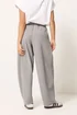 PixieGirl Petite Grey Crinkle Barrel Leg Trousers - 16 Image 3