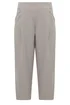 PixieGirl Petite Grey Crinkle Barrel Leg Trousers - 16 Image 5