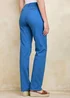 Cotton Traders Pale Blue French Blue Classic Straight Leg Chino Trousers - 10/L29 Image 3