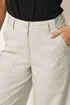 M&Co Petite Natural Brown Wide Leg Cargo Trousers - 18 Image 4