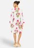 Yumi White Cotton Floral Tunic - 8 Image 2
