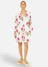 Yumi White Cotton Floral Tunic - 8 Image 1