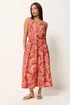 PixieGirl Petite Orange Paisley Midi Dress - 12 Image 2