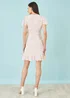 Yumi White Ditsy Print Frill Wrap Dress - 20 Image 3