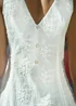 Yumi White Cotton Applique Flower Swing Shift Dress - 16 Image 3