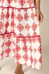 M&Co Ivory White Abstract Tile Print Maxi Dress - 12 Image 4