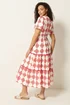 M&Co Ivory White Abstract Tile Print Maxi Dress - 12 Image 3