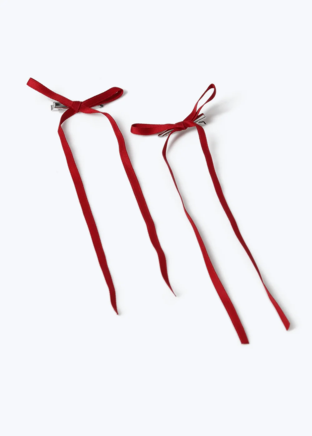 Flitzy 2pk Red Long Tail Bows - One Size Image 2