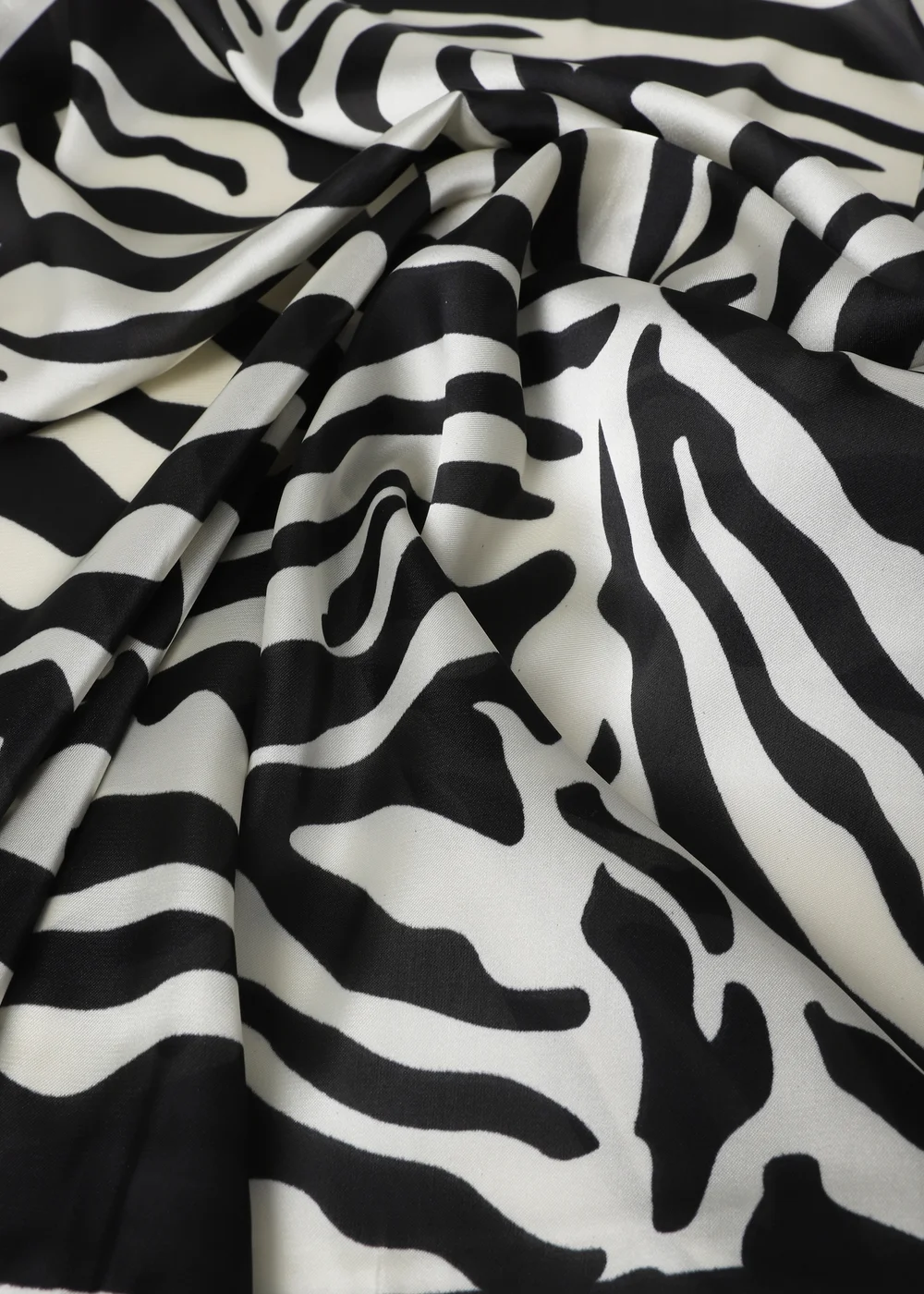 Muse Black Zebra Print Scarf - One Size Image 2