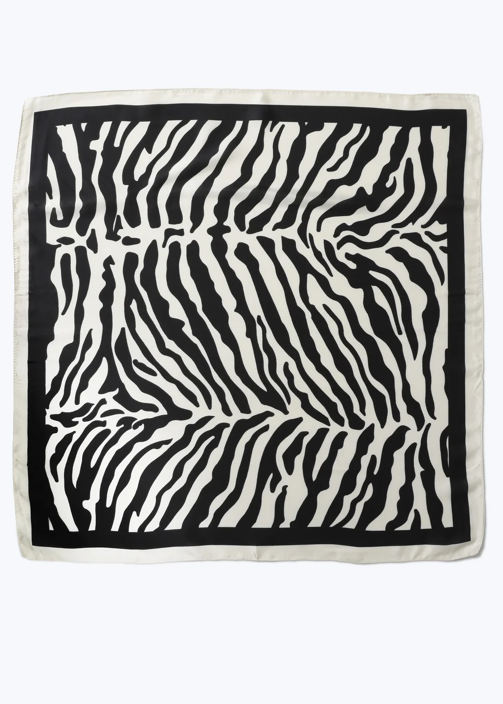 Muse Black Zebra Print Scarf - One Size Image 3