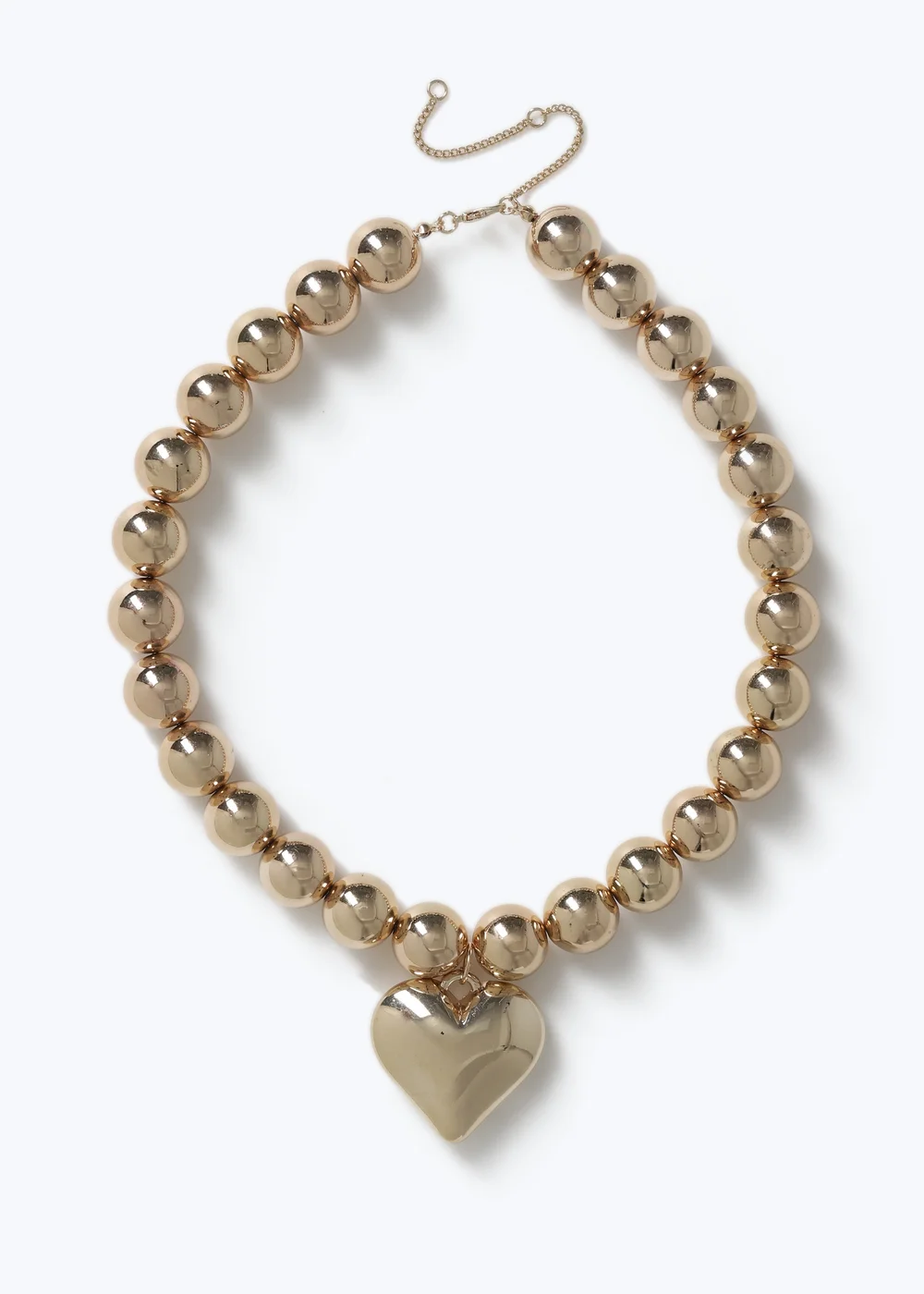Muse Gold Heart Charm Necklace - One Size Image 1