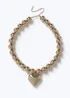 Muse Gold Heart Charm Necklace - One Size Image 1