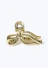 Muse Gold Bow Claw Clip - One Size Image 1
