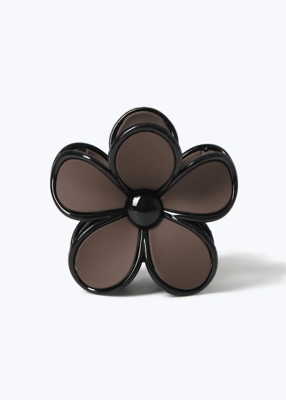 Muse Brown Flower Claw Clip - One Size Image 1