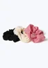 Muse 3PK Red Stripe Scrunchies - One Size Image 2