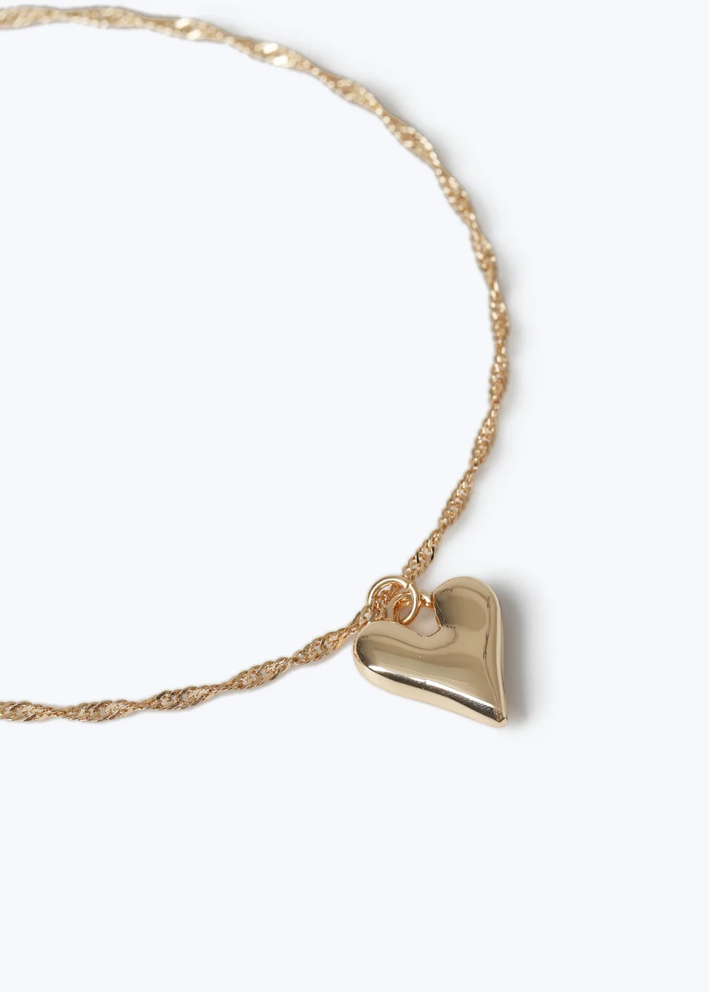 Muse Gold Heart Anklet - One Size Image 2