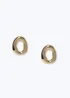Muse Gold Open Circle Stud Earrings - One Size Image 1