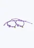 Flitzy BFF Purple Woven Bracelets Purple - One Size Image 1