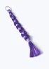 Flitzy Purple Braid Fake Hair Purple - One Size Image 3