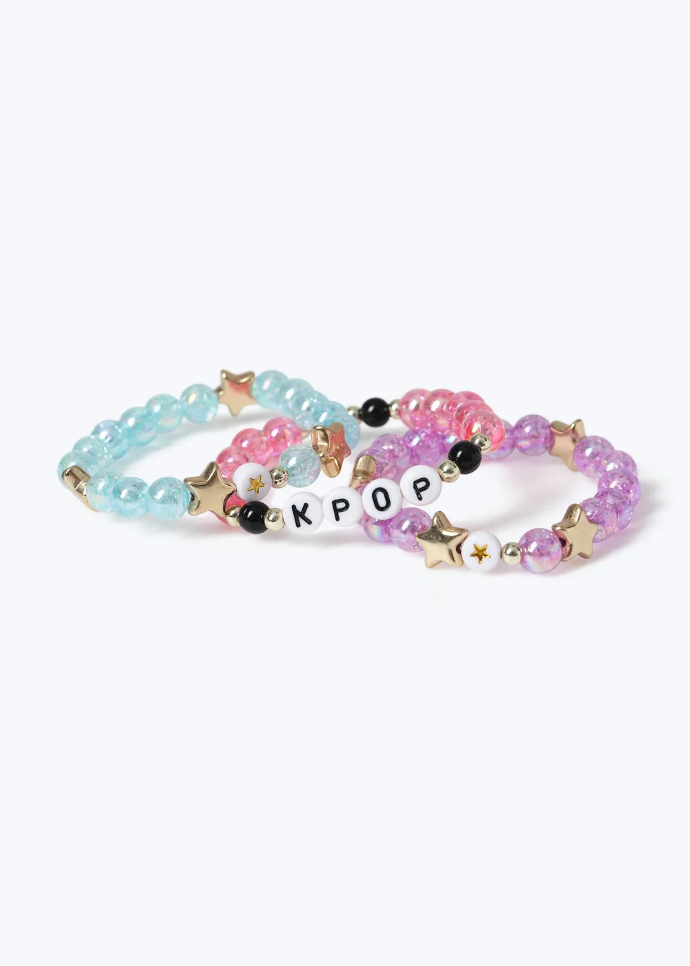 Flitzy 3pk Beaded Bracelets Multi - One Size Image 1