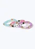 Flitzy 3pk Beaded Bracelets Multi - One Size Image 1