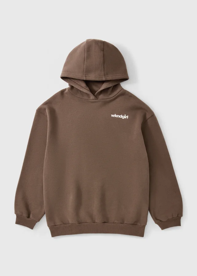 Girls Brown Hoodie (7-15yrs)