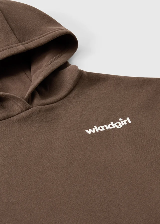 Girls Brown Hoodie (7-15yrs)