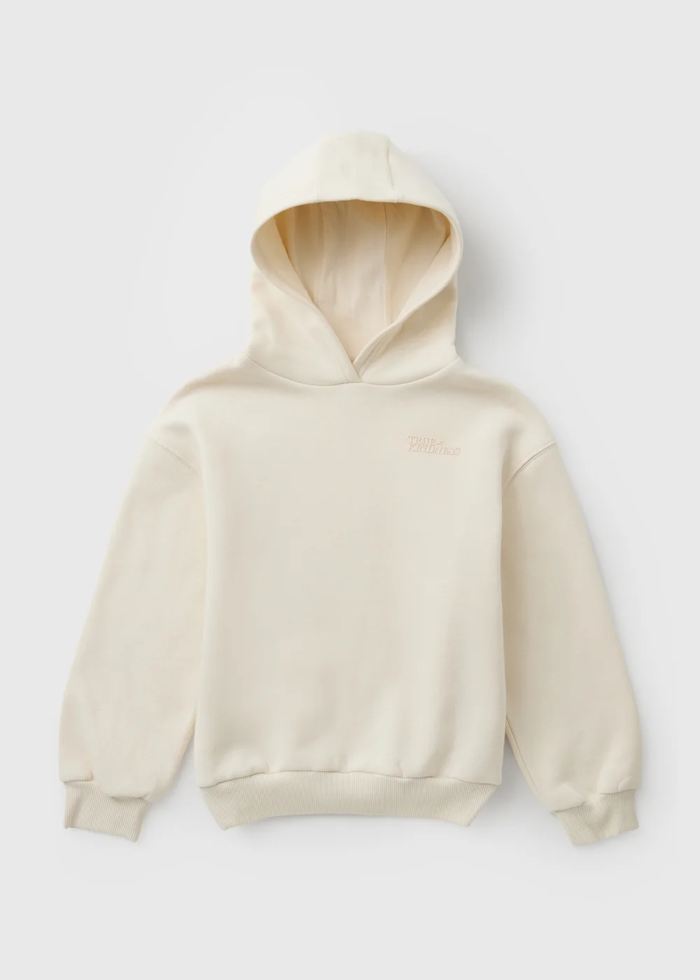 Girls Cream True Kindness Hoodie (7-15yrs) - 7 Yrs Image 1