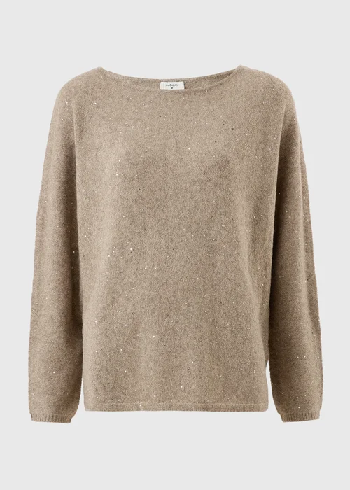 Mocha Sequin Yarn Sweatshirt - XS Image 5