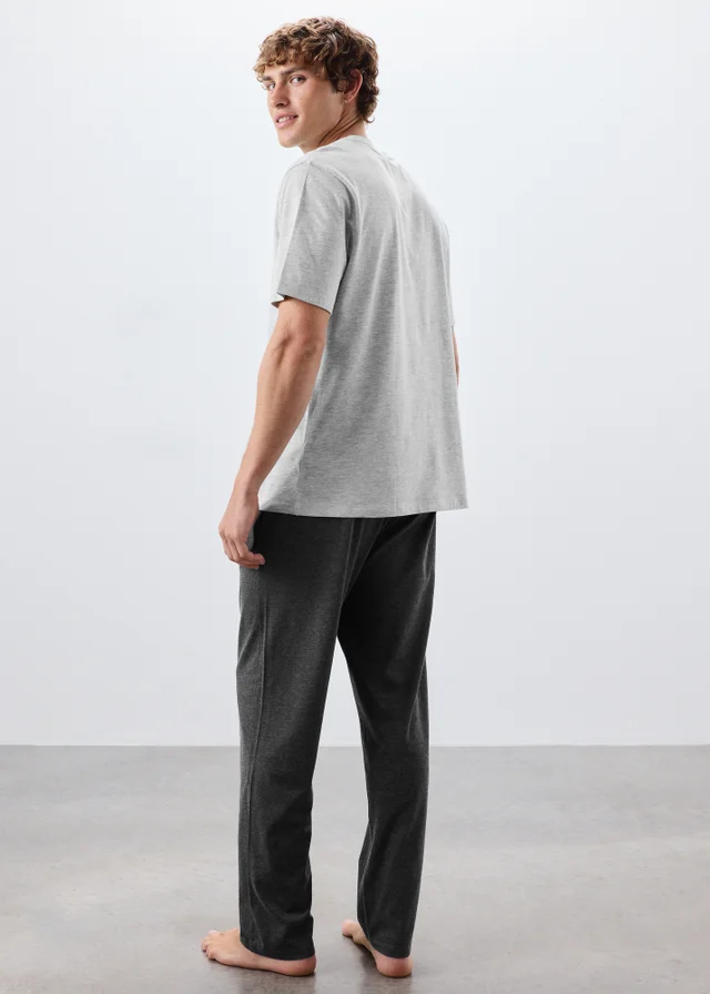 Grey Top & Bottoms Pyjama Set