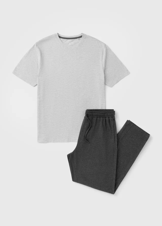 Grey Top & Bottoms Pyjama Set
