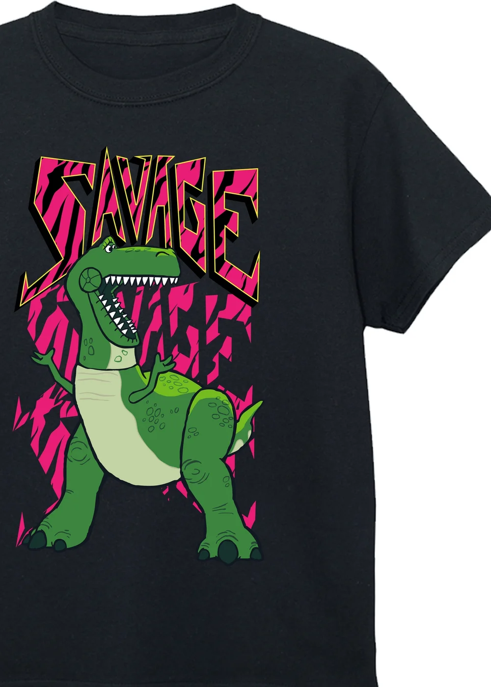 Ada & Ted Disney Toy Story Savage Rex Boys Black Graphic T-Shirt (3-13 Years) - 5-6 Yrs Image 2