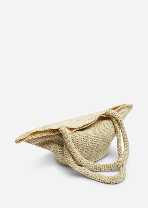 Where's That From Elowen Cream Mesh Shopper Shoulder Bag - One Size Image 4