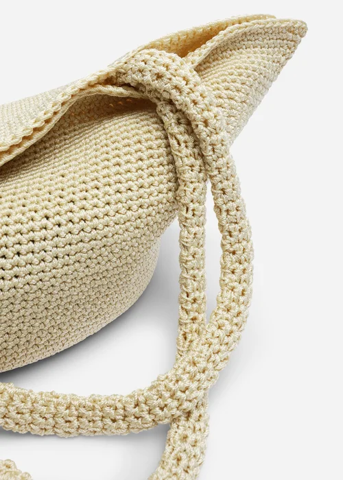 Where's That From Elowen Cream Mesh Shopper Shoulder Bag - One Size Image 5
