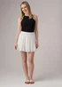 Wednesday’s Girl White Elasticated Flared Tiered Hem Mini Skirt - 14 Image 3