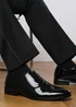 Where's That From Nick Black Oxford Wide Fit Lace Up Work Dress Shoes - 9 Image 1
