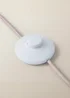 ValueLights Bobble Pink Floor Lamp with Pink Trim Scallop Shade - One Size Image 5