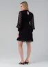 Influence Black High Neck Long Sleeve Skater Dress - 14 Image 2