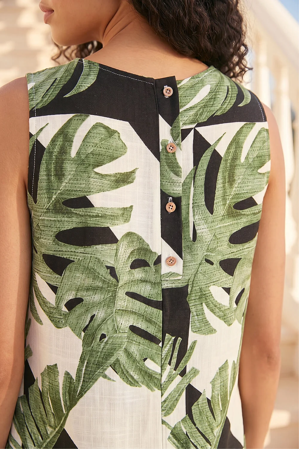 Roman Khaki Petite Sleeveless Shift Dress - 12 Image 4