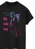 Spiral Galaxy Star Wars Mandalorian & Grogu This Way Black Graphic Boyfriend Fit T-Shirt - 5XL Image 2