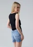 Influence Black Sleeveless Round Neck Tie Side Shell Top - 8 Image 2