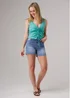 Influence green Sleeveless V-Neck Tie Front Cropped Top - 12 Image 4