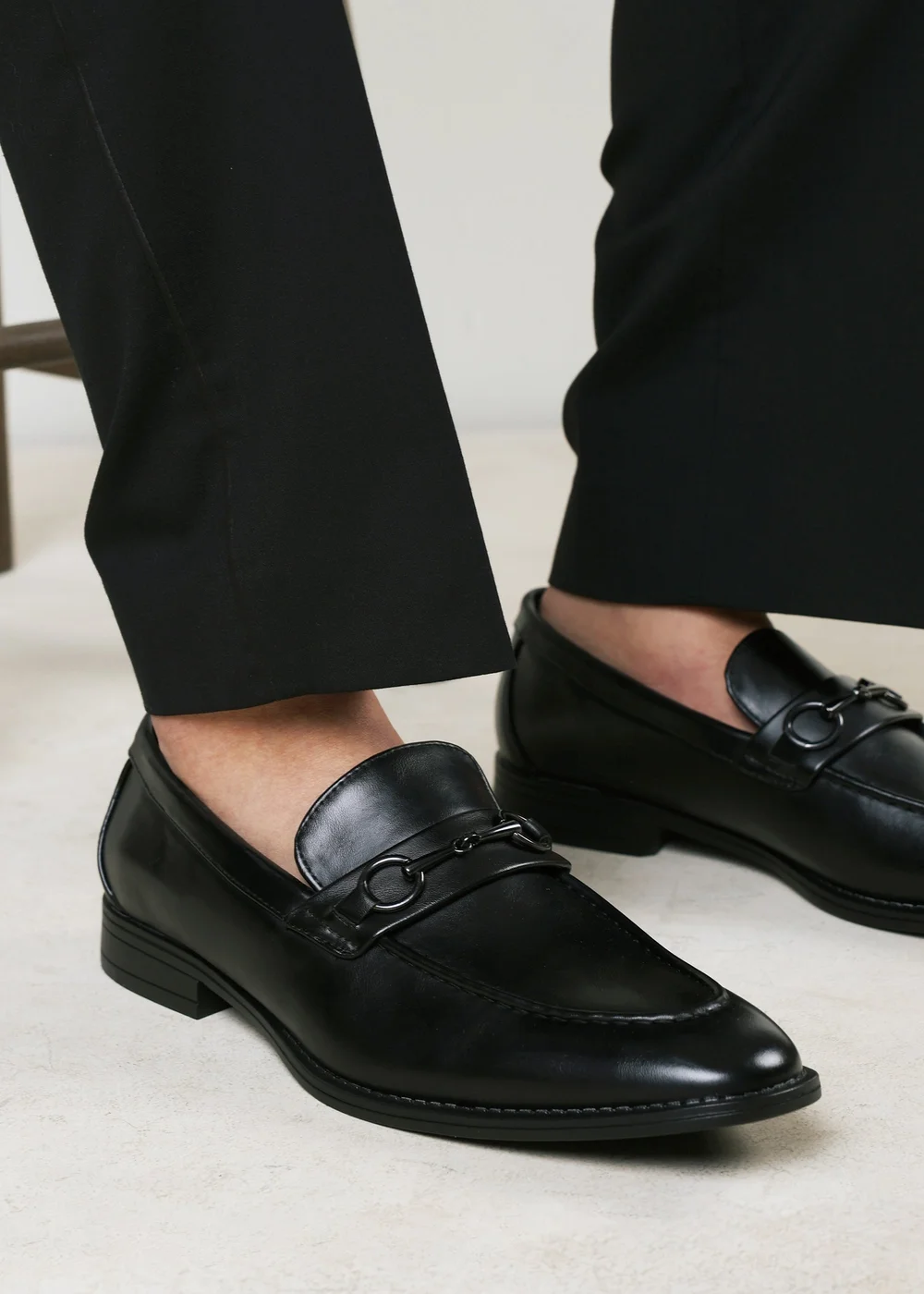 Where's That From Declan Black Pointed Toe Slip On Buckle Loafer - Size 7 Image 6