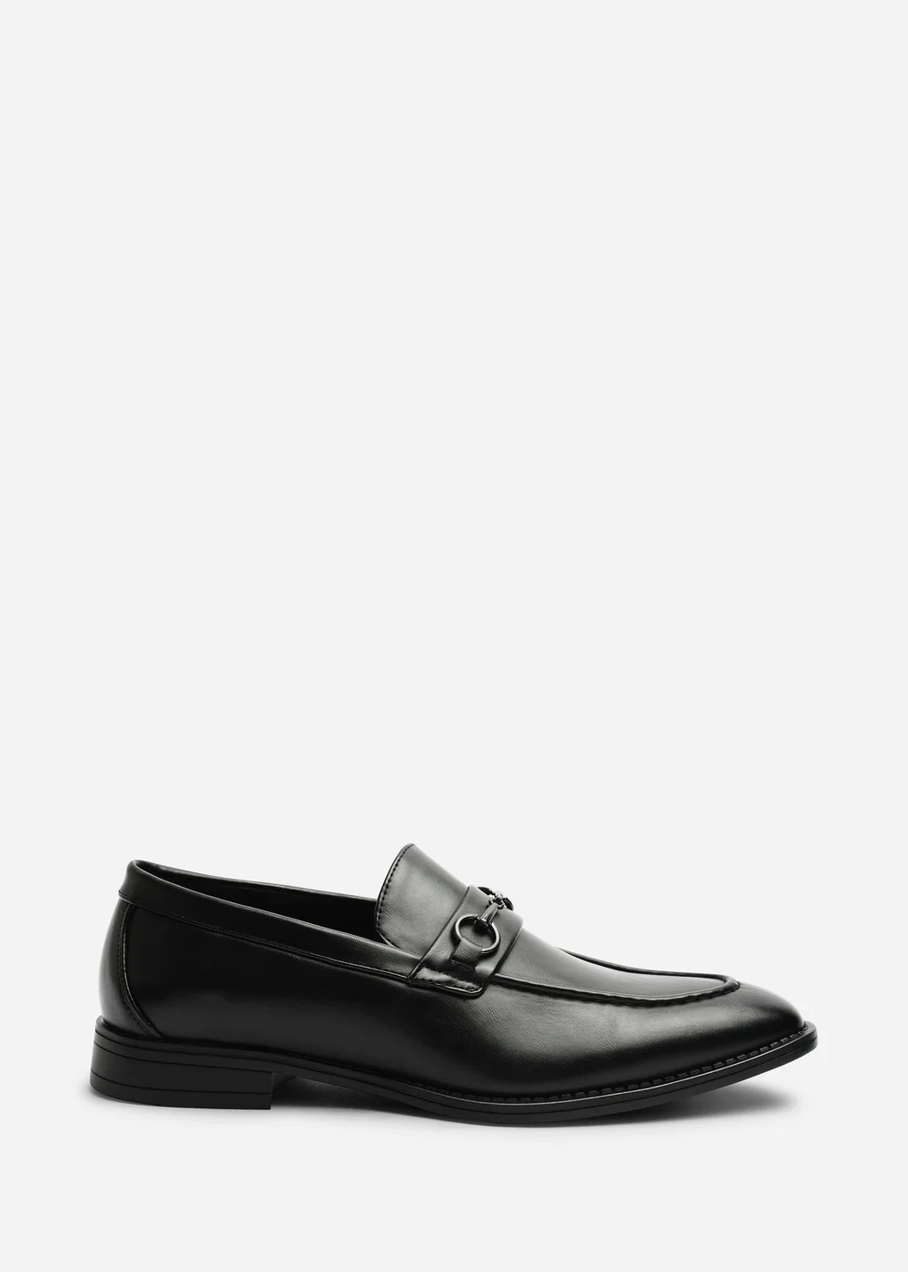 Where's That From Declan Black Pointed Toe Slip On Buckle Loafer - Size 7 Image 2