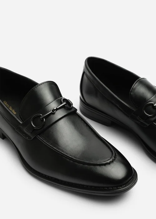 Where's That From Declan Black Pointed Toe Slip On Buckle Loafer - Size 7 Image 5
