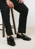 Where's That From Declan Black Pointed Toe Slip On Buckle Loafer - Size 7 Image 1
