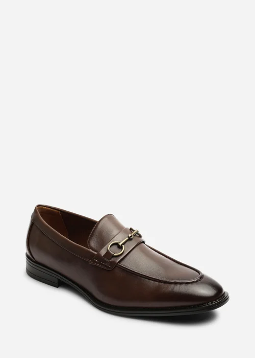 Where's That From Declan Dark Brown Pointed Toe Slip On Buckle Loafer - 12 Image 2