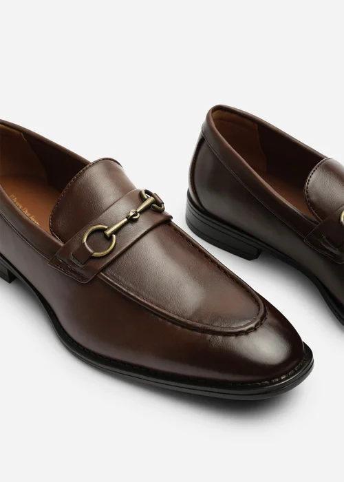 Where's That From Declan Dark Brown Pointed Toe Slip On Buckle Loafer - 12 Image 4
