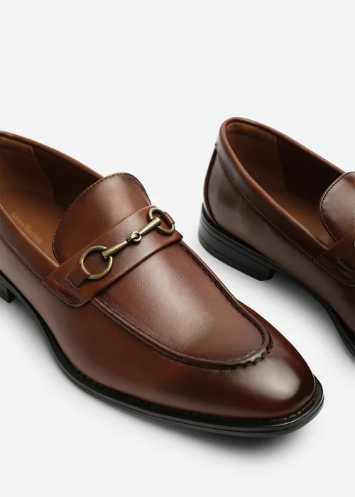 Where's That From Declan Tan Pointed Toe Slip On Buckle Loafer - Size 7 Image 4